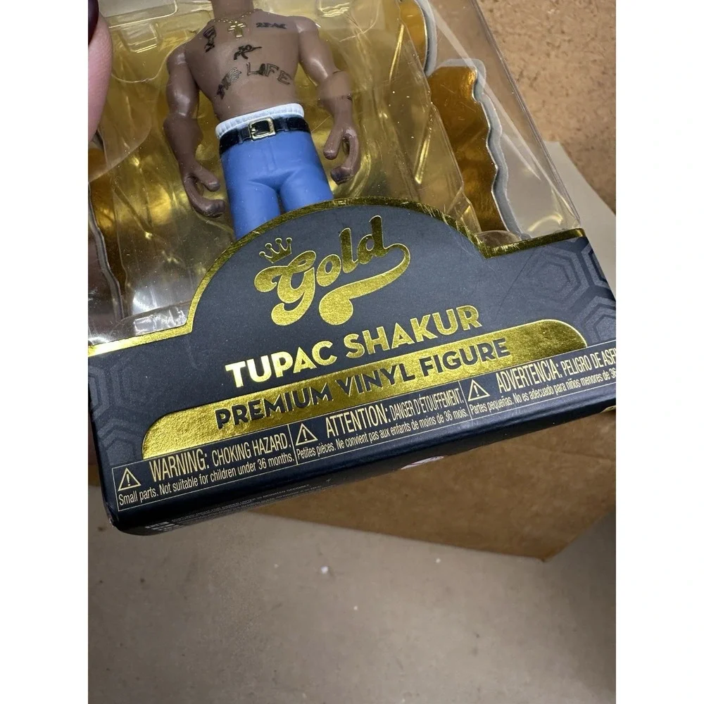 Funko Gold Tupac Shakur Premium Vinyl Figure 5 inch figurine
